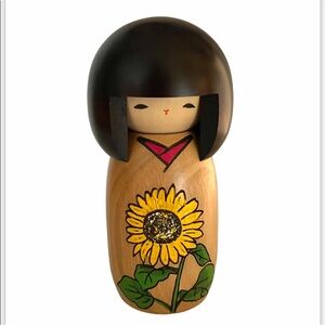 Japanese Usaburo Kokeshi Wooden Doll VGUC